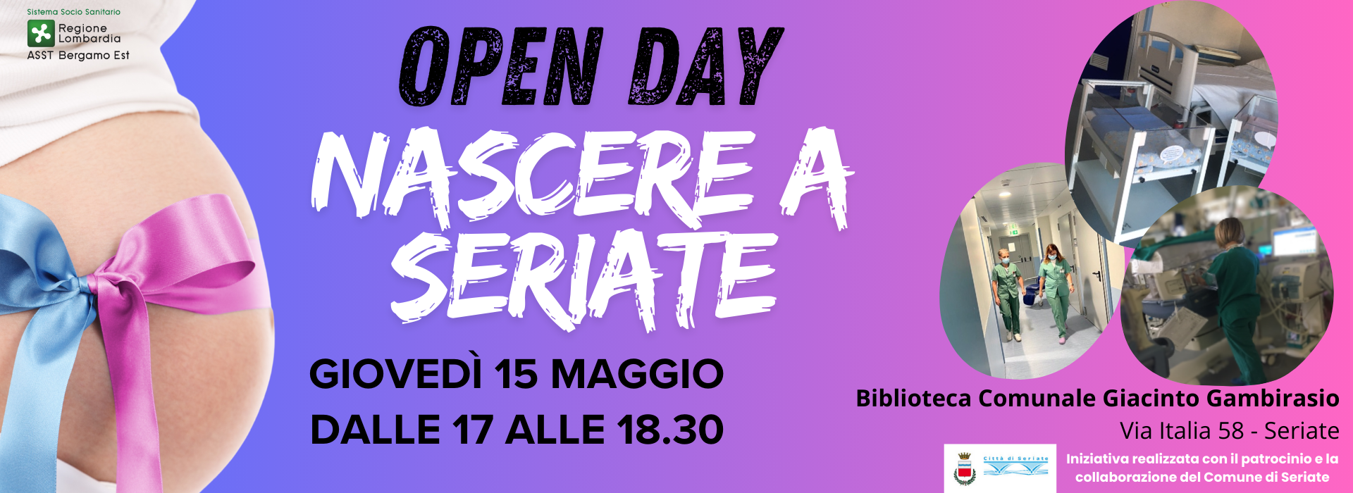Testata Desktop Per Sito Nascere A Seriate maggio